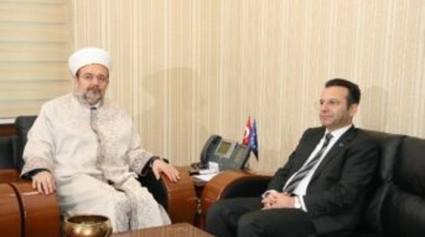 Diyanet İşleri Başkanı Diyarbakır Valiliği&rsquo;ni Ziyaret Etti