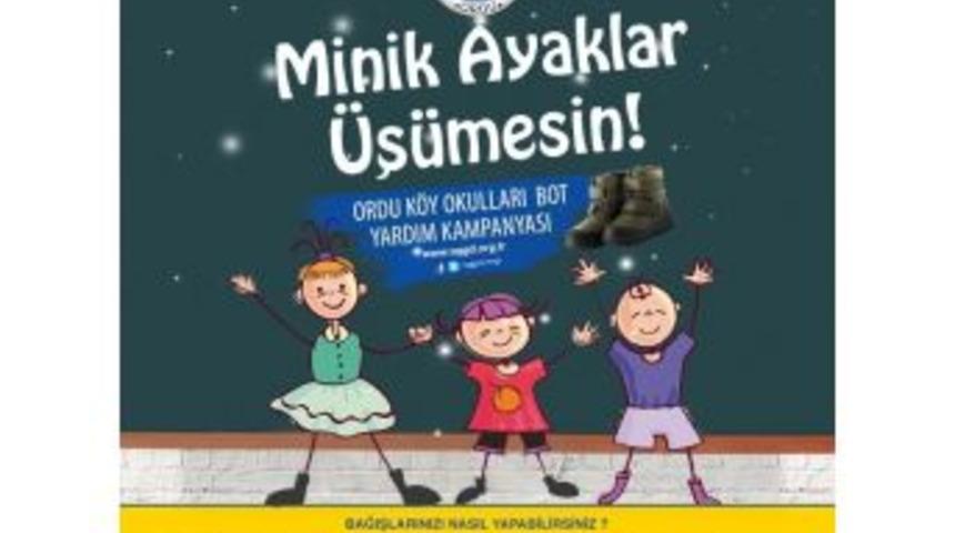 Ordu&rsquo;da &lsquo;minik Ayaklar &Uuml;ş&uuml;mesin&rsquo; Kampanyası