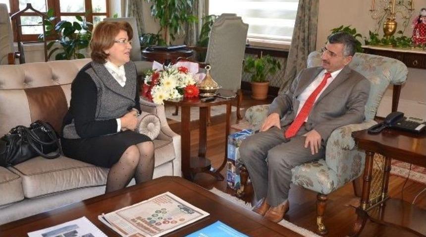 Nesibova&rsquo;dan Vali Bektaş&rsquo;a Ziyaret