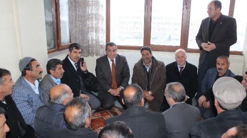 Ak Partili Şimşek&rsquo;ten Muhtarlara Ziyaret