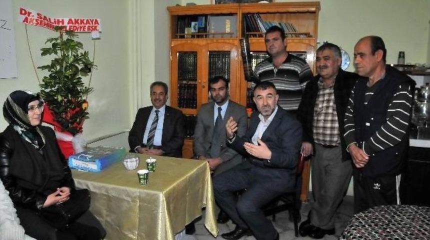 Başkan Akkaya&rsquo;dan Engelli Derneklerine Ziyaret