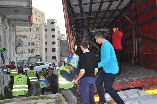 Tekirdağ’dan Bayırbucak Türkmenlerine 3 Tır Dolusu Yardım