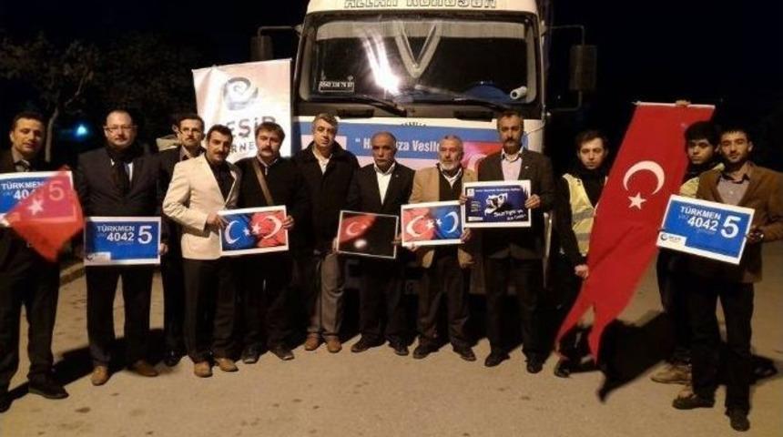 Beşir Derneği&rsquo;nden T&uuml;rkmenlere Yardım