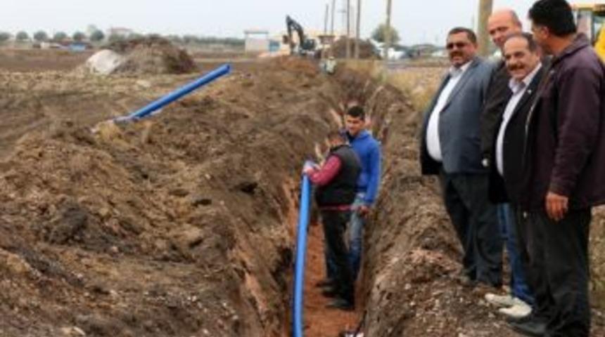 Sınırdaki Beşaslan’a Yeni İçmesuyu Hattı