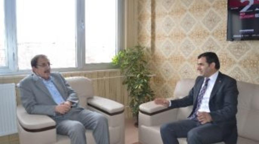 Paland&ouml;ken Belediye Başkanı Bulutlar&rsquo;dan Abdulhakimoğulları&rsquo;na Ziyaret