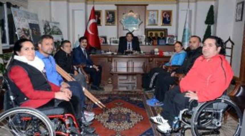 Engelli Dernekleri Başkan Yazgı&rsquo;yı Ziyaret Etti