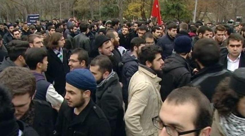 Ankara &Uuml;niversitesi&rsquo;nde Eylem