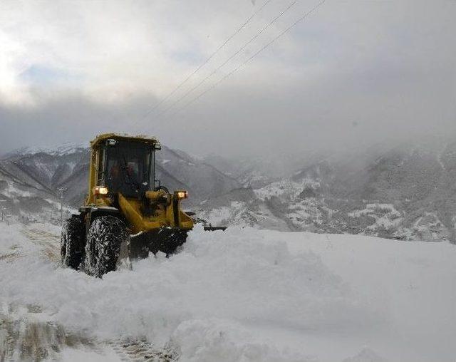 Trabzon’da Karla Mücadele Çalışmaları Yoğun Şekilde Devam Ediyor