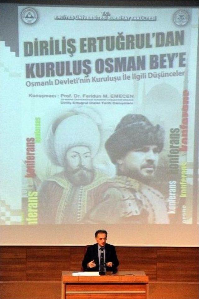 Diriliş Ertuğrul Dizisinin Tarih Danışmanı Prof. Dr. Feridun M. Emecen Öğrencilerle Buluştu