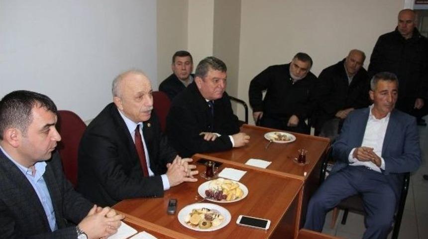 &Ouml;zbakır Ak Parti &Ccedil;aycuma İl&ccedil;e Y&ouml;netimini Ziyaret Etti