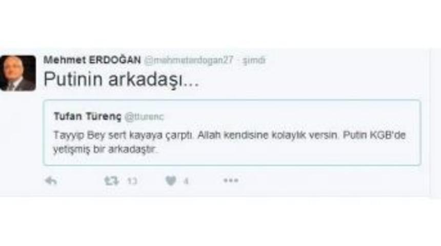 Milletvekil Erdoğan&rsquo;dan Gazeteci T&uuml;ren&ccedil;&rsquo;e Putin Cevabı