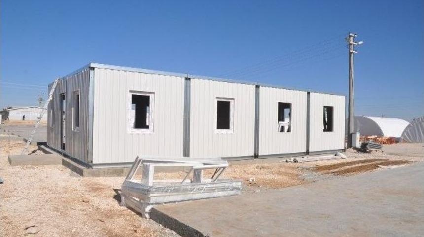 &Ccedil;adır Kentte Unicef Afad İşbirliği İle Prefabrik Derslikler Kuruluyor