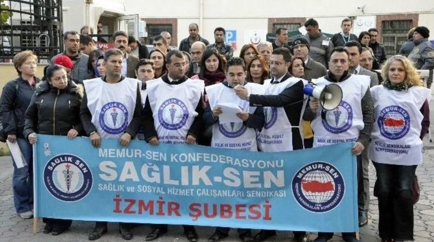 İl Sağlık M&uuml;d&uuml;rl&uuml;ğ&uuml;ne Lojman Protestosu