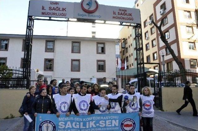 İl Sağlık Müdürlüğüne Lojman Protestosu