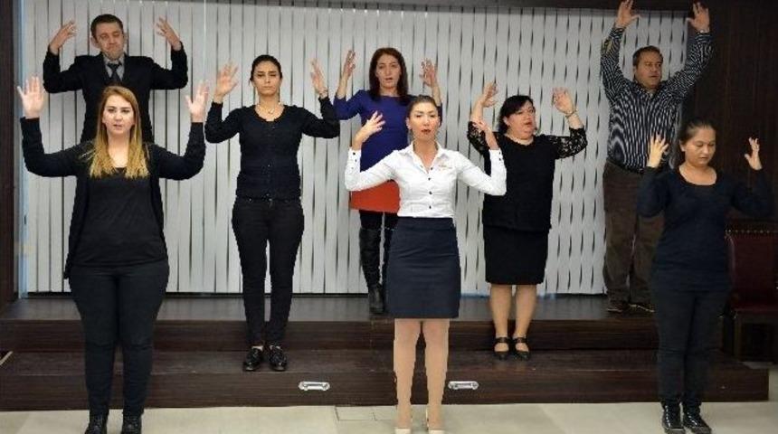 Muratpaşa Personeline İşaret Dili Sertifikası