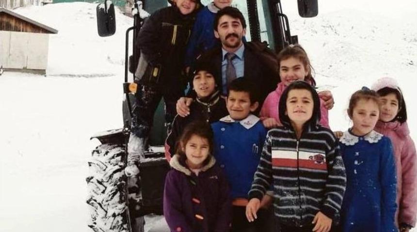 Kara Kış Eğitime Engel Olamadı