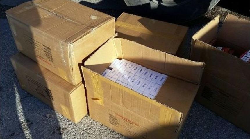 5 G&uuml;nde 180 Bin Ka&ccedil;ak Sigara Yakalandı