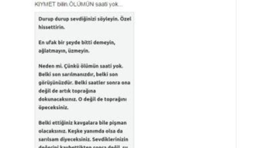 Kazada &Ouml;len Kızın Son Paylaşımı &ldquo;&ouml;l&uuml;m&uuml;n Saati Yok&rdquo; Oldu