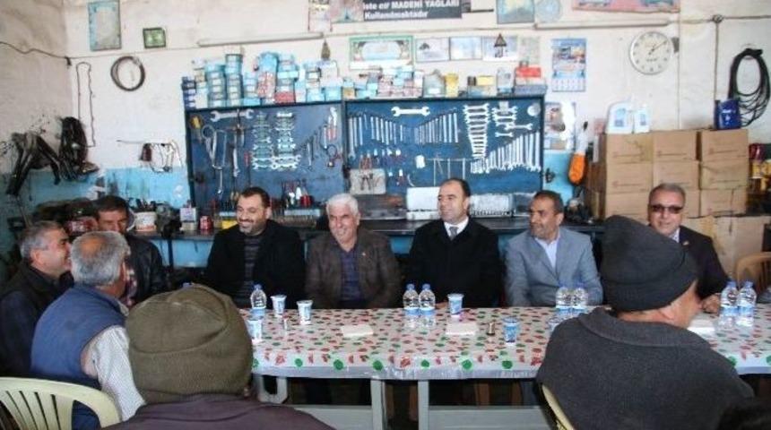 Başkan &Ccedil;ift&ccedil;i, Kamyoncuların Sorunlarını Dinledi