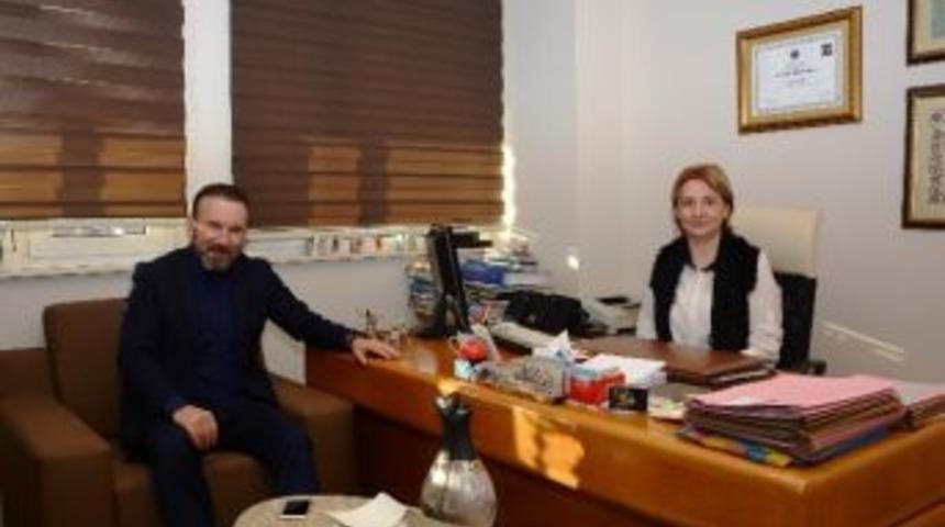 Başkan Doğan&rsquo;dan, Zeybek&rsquo;e Ziyaret