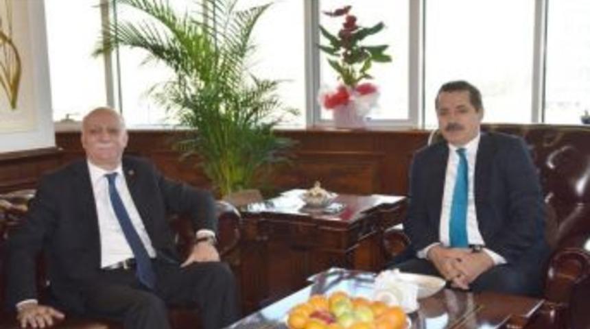 Şemsi Bayraktar, Bakan &Ccedil;elik&rsquo;le Rusya&rsquo;nın Ambargosunu G&ouml;r&uuml;şt&uuml;