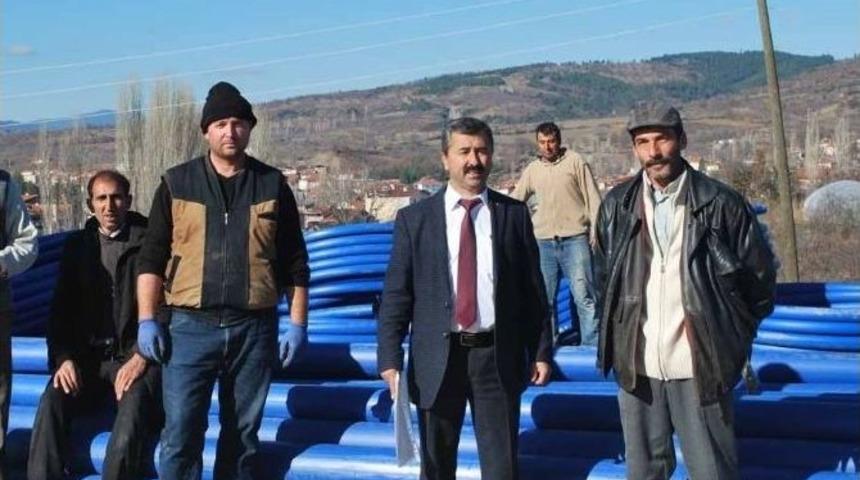 İller Bankası&rsquo;ndan Hibe Su Borusu