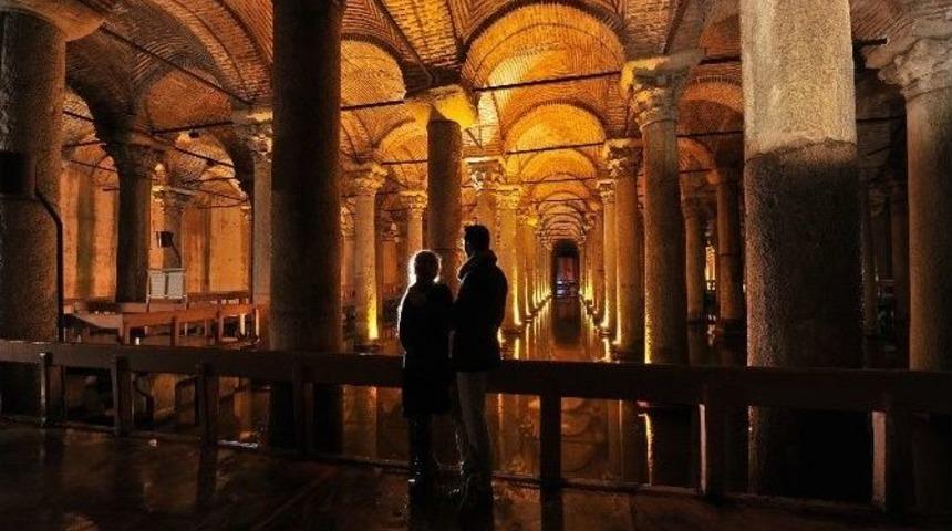 Yerebatan Sarnıcı, T&uuml;rkiye&rsquo;nin Unesco&rsquo;daki En İyi On Eseri Arasına Girdi
