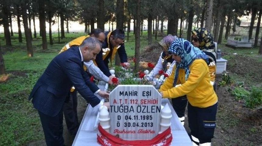 112 Personeli Meslektaşlarını Unutmadı