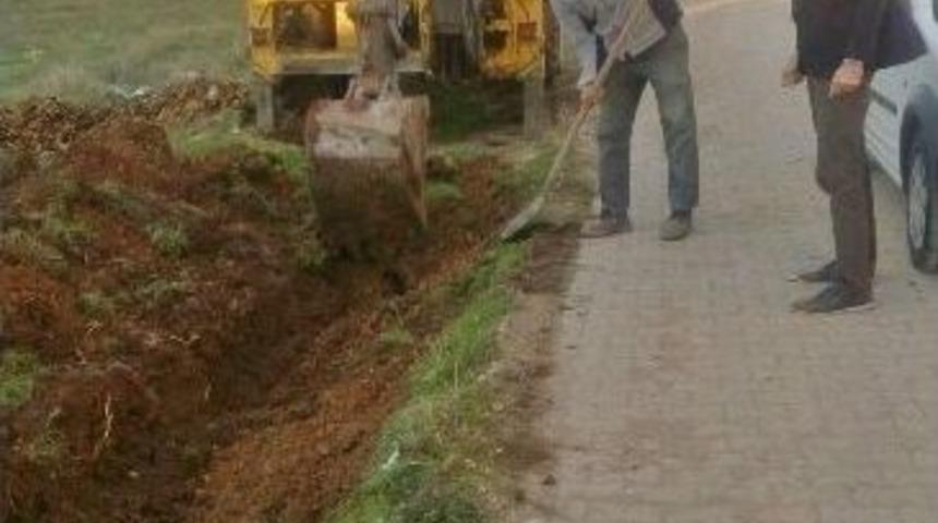 G&ouml;lbaşı İl&ccedil;esinde Yağmur Suyu Kanalları A&ccedil;ıldı