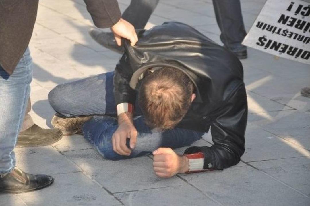 Sidemir İş&ccedil;ilerine Polisten Biber Gazlı M&uuml;dahale