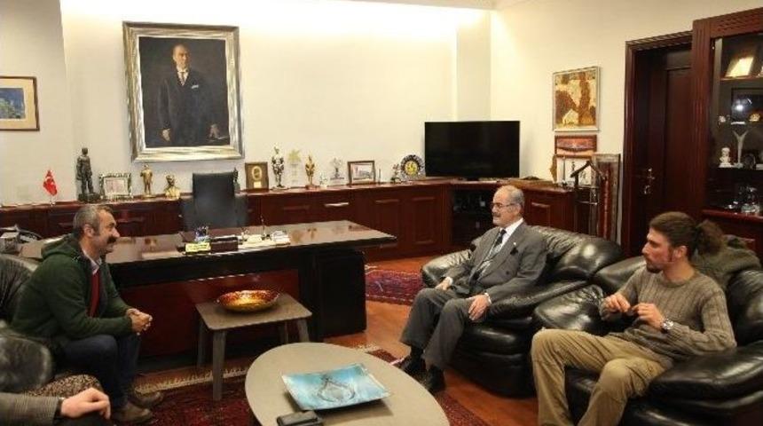 Ovacık Belediye Başkanından B&uuml;y&uuml;kerşen&rsquo;e Ziyaret