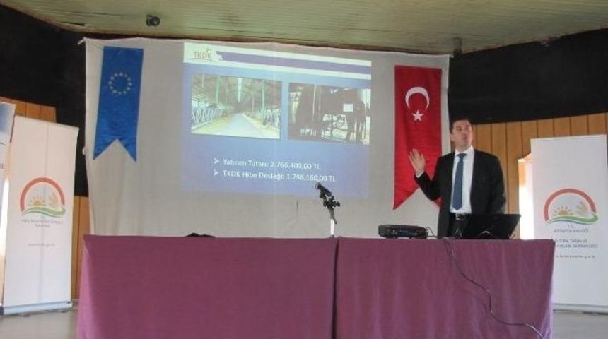 Tkdk &Ccedil;ift&ccedil;ilere Kırsal Kalkınma Yatırımlarını Anlattı