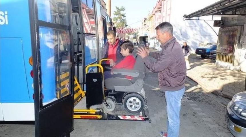 Havran Belediyesinden Engelsiz Ulaşım