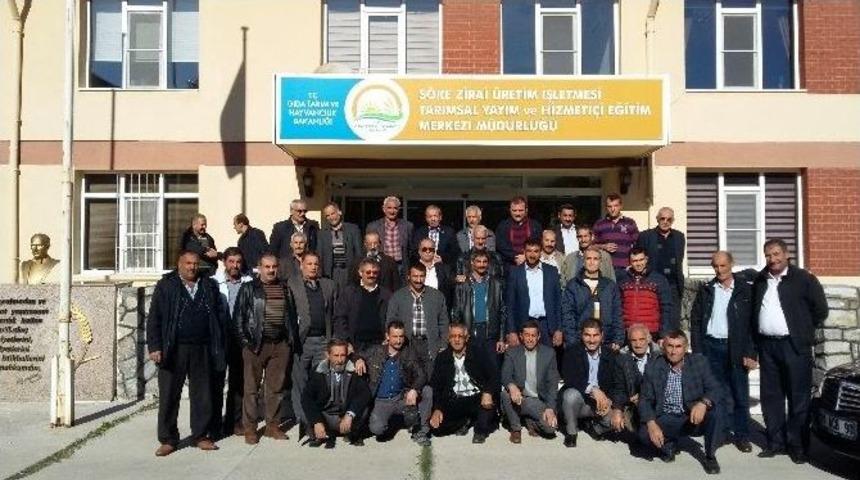&Uuml;reticilere Sulama Eğitimi Ve Teknik Gezi