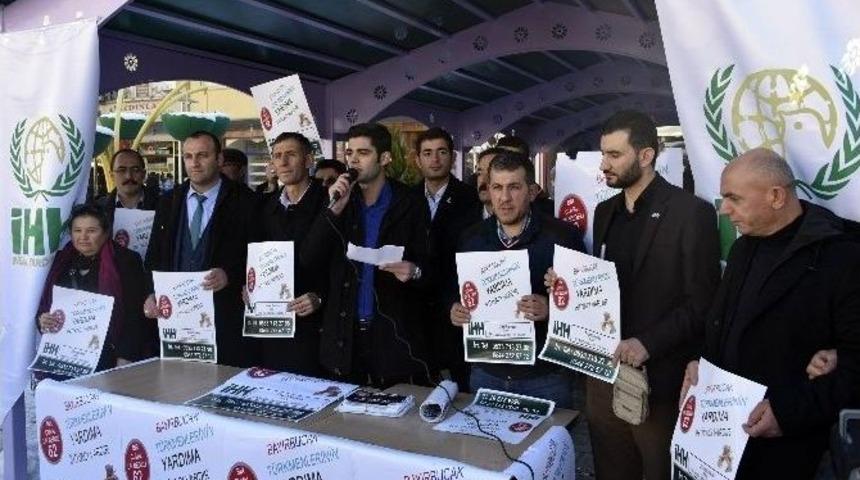 G&uuml;m&uuml;şhane&rsquo;de Bayırbucak T&uuml;rkmenleri İ&ccedil;in Yardım Kampanyası Başlatıldı