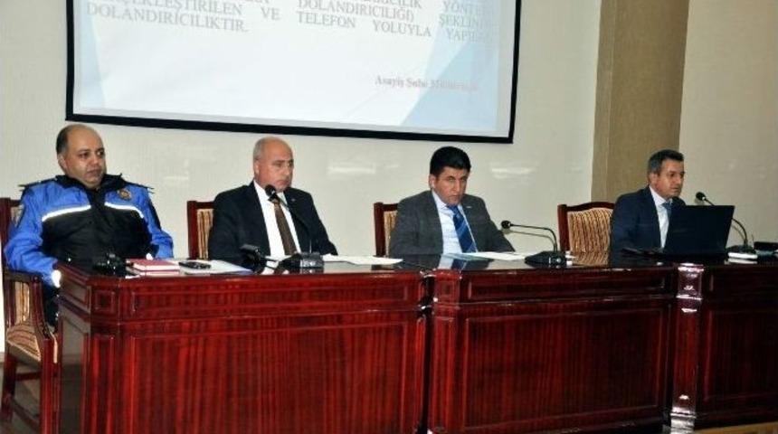 Nevşehir&rsquo;de Telefon Dolandırıcılıklarına Karşı Seminer Verildi