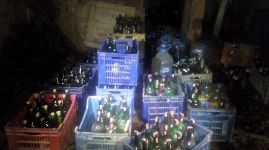 Tokat&rsquo;ta Sahte Şarap Operasyonu