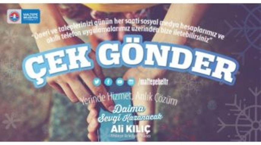 Maltepe Belediyesi&rsquo;nden &Ccedil;ek G&ouml;nder Hizmeti