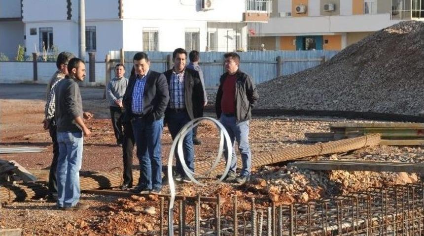 T&uuml;t&uuml;nc&uuml;, Kepez &Ccedil;ok Ama&ccedil;lı Spor Salonu İnşaatını İnceledi