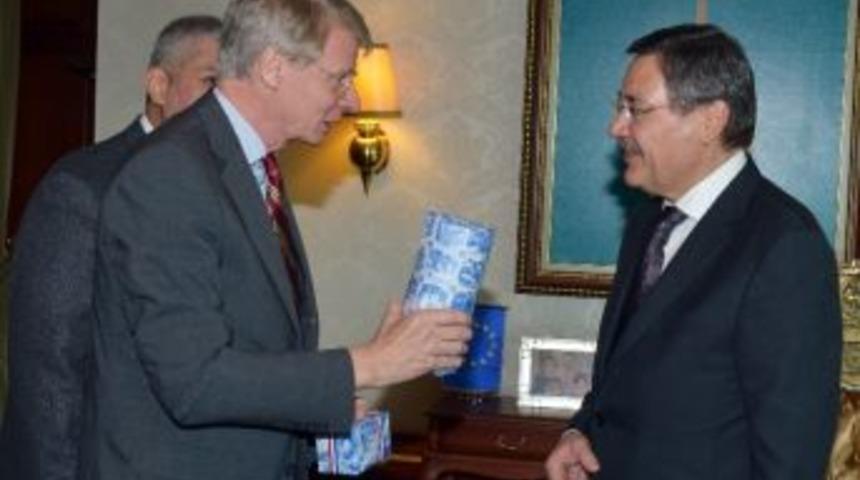 B&uuml;y&uuml;kel&ccedil;ilerden Başkan G&ouml;k&ccedil;ek&rsquo;e Ziyaret