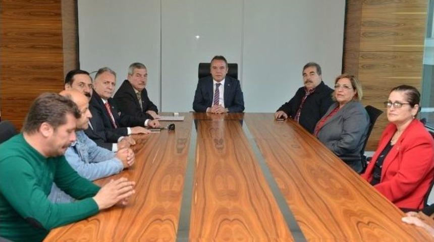 Başkan B&ouml;cek, Buğdaycı Ve Dağlı&rsquo;yı Tebrik Etti