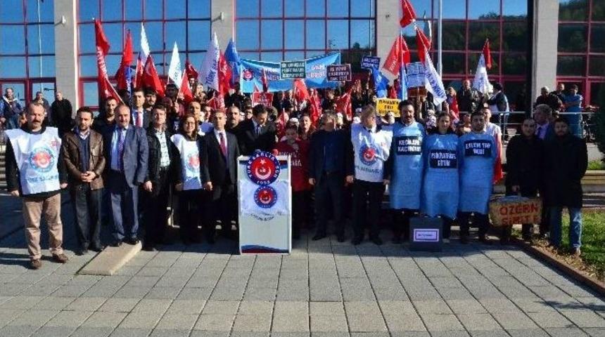 T&uuml;rkiye Kamu-sen&rsquo;den İş Bırakma Eylemine Destek