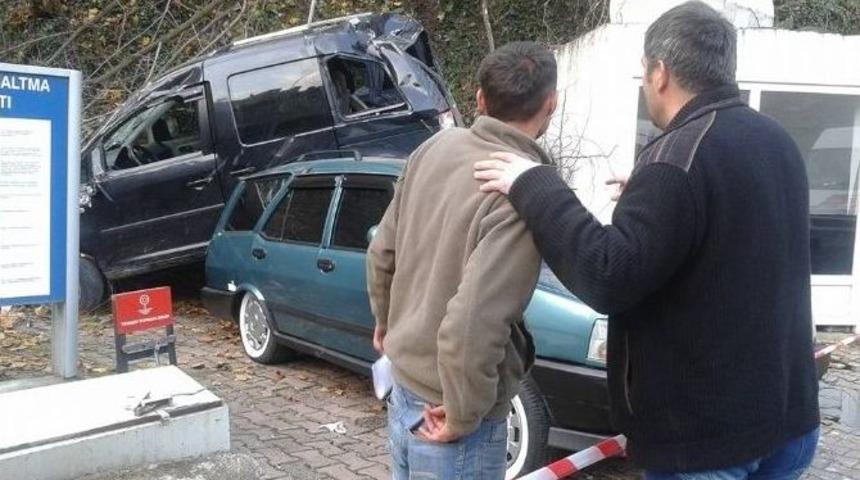 Giresun’da Trafik Kazası Ucuz Atlatıldı