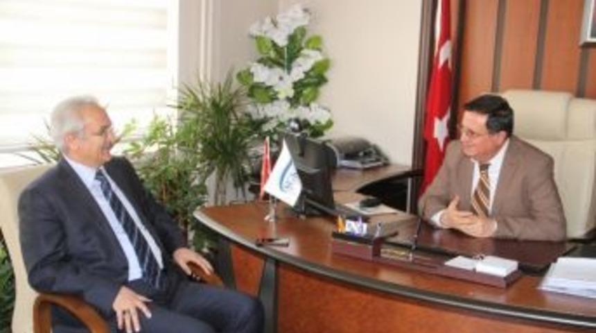 Başkan Başsoy Sgk İl M&uuml;d&uuml;r&uuml;n&uuml; Ziyaret Etti