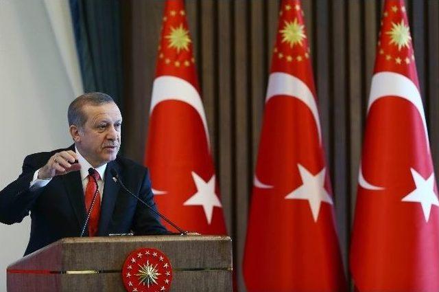 Cumhurbaşkanı Erdoğan, Doğu Ve Güneydoğu Anadolu Bölgelerindeki Üniversite Rektörlerini Kabul Etti