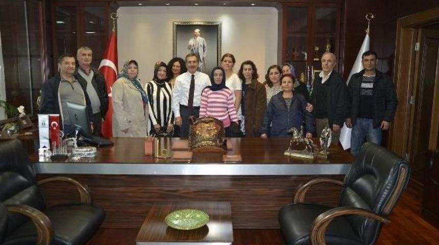 Başkan Ata&ccedil;&rsquo;a Ziyaretler Devam Ediyor