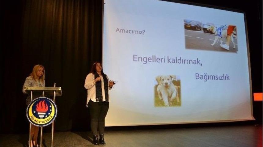 Rehber K&ouml;pekler Derneği, Ted Malatya Koleji&rsquo;nde Sunum Yaptı