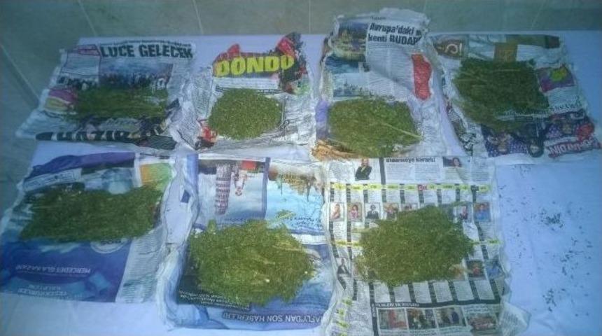 Manavgat Jandarma 1.5 Kilo Esrar Ele Ge&ccedil;irdi