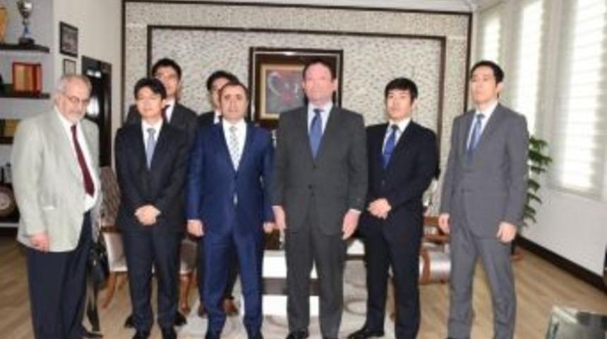 Japon Heyeti Antalya Emniyet M&uuml;d&uuml;r&uuml;n&uuml; Ziyaret Etti