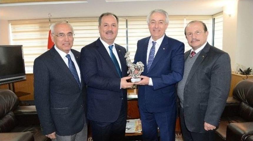 Isparta Ticaret Odası&rsquo;ndan Dto&rsquo;ya Ziyaret